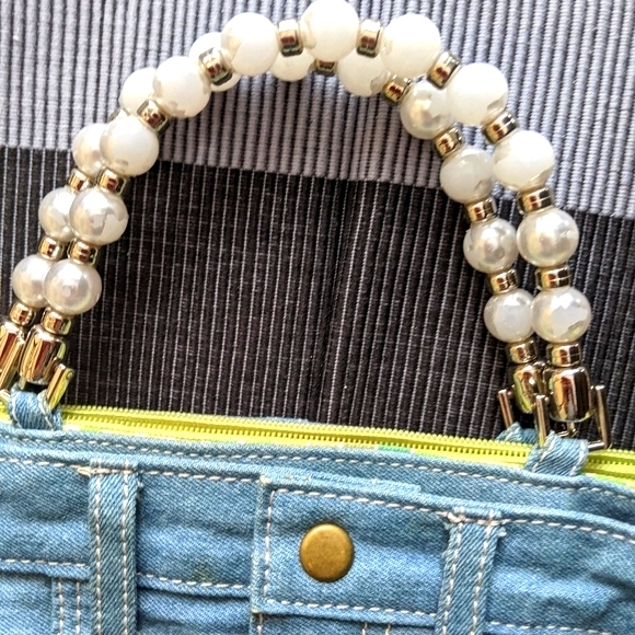 Baggy Jeans Shoulder Bag - Picture 3 of 8